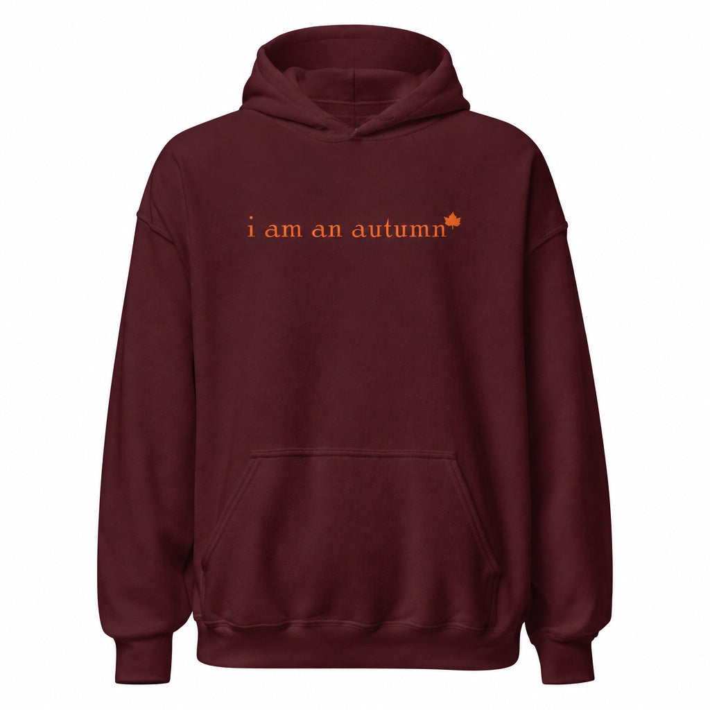 Brown hoodie with text 'cap de me CHOISIR.' on a white background